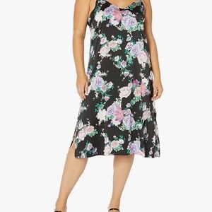 The Drop Women’s 3X Floral spaghetti strap Dress